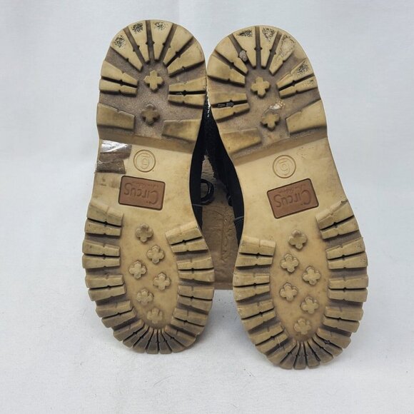 Circus By Sam Edelman Womens Kilbourn Winter Boots Brown Faux Fur Lace Up SZ 6 - Picture 9 of 12